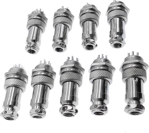 GX16 GX16-2PIN 3PIN GX16-4 5PIN 7PIN 9PIN10PIN الموصلات المعدنية على مقبس الذكور 1pcs (7pin) in Saudi Arabia