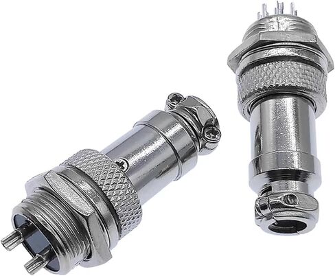 GX16 GX16-2PIN 3PIN GX16-4 5PIN 7PIN 9PIN10PIN الموصلات المعدنية على مقبس الذكور 1pcs (7pin) in Saudi Arabia