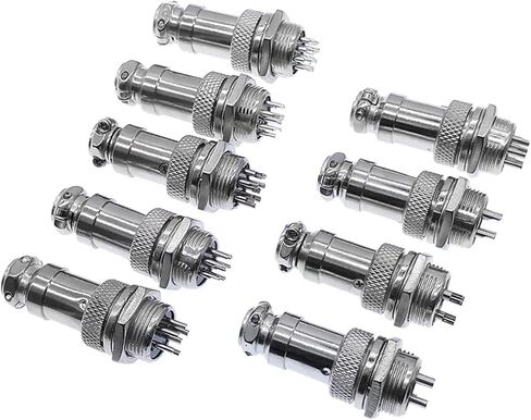 GX16 GX16-2PIN 3PIN GX16-4 5PIN 7PIN 9PIN10PIN الموصلات المعدنية على مقبس الذكور 1pcs (7pin) in Saudi Arabia