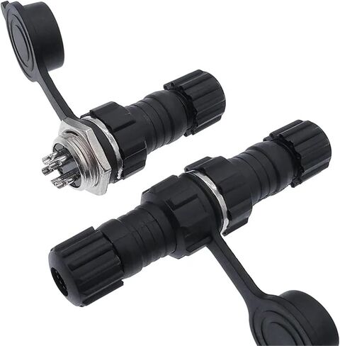 1Pcs Connector GX16 Docking Back Nut Male Female and Socket 2-10pin M16(Docking 6P) in Saudi Arabia
