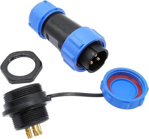 SP2110 SP2112 Connector Back Nut SP21 2pin 3pin 4pin 5pin 7pin 9pin 12 Pin IP68 Connectors 1Pcs(9 pin) in Saudi Arabia