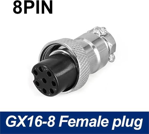 GX16 فقط موصل أنثى 5/8 بوصة موصل دائري 2 دبوس موصل دبوس الإناث 3-10Pin 1pcs (7pin female slabe) in Saudi Arabia