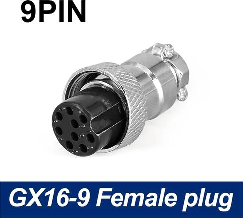 GX16 Only Female Connector 5/8 Inch Circular Connector 2 Pin Female Pin Connector 3-10pin 1Pcs(6Pin Female Plug) in Saudi Arabia