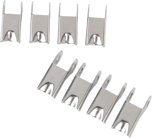 Keenso 8pcs مجموعة مزلاج السلامة من الفولاذ المقاوم للصدأ ، وتصميم مضاد للانخفاض للنقل الآمن ، ومناسبة لمعدات ورشة العمل ، ورفع شحن السفن (32 مم) in Saudi Arabia