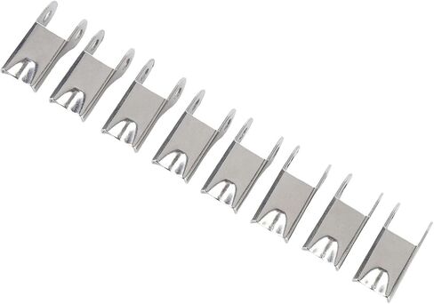 Keenso 8pcs مجموعة مزلاج السلامة من الفولاذ المقاوم للصدأ ، وتصميم مضاد للانخفاض للنقل الآمن ، ومناسبة لمعدات ورشة العمل ، ورفع شحن السفن (32 مم) in Saudi Arabia