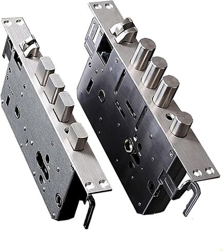 6068 304 Stainless Steel Door Lock Body Internal Gear Structure for Smart Fingerprint Lock 1Pcs(24x240 with Hook) in Kuwait