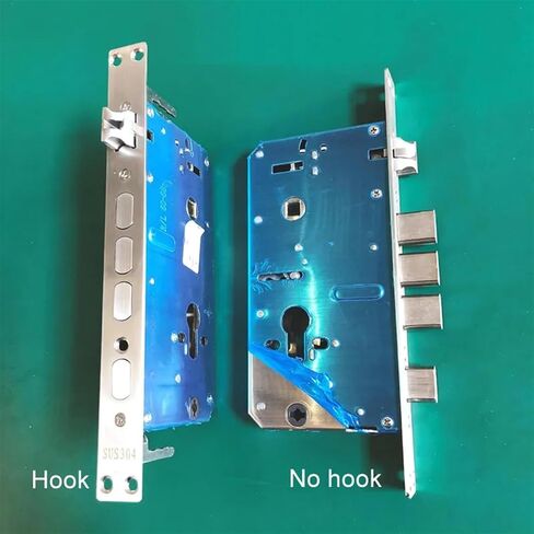 Fingerprint Lock Dedicated Gear Lock Body Internal Gear Structure for Smart Lock 6068 Padding 1Pcs(24x260 x1 Hole,with Hook) in Saudi Arabia