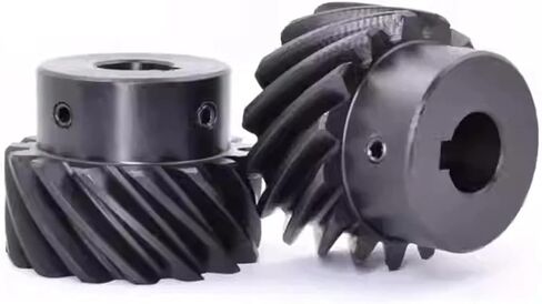 1pcs Helical Gear 1 Mod 32 Teeth 45 Degree Left Right Rotation Gear Bore 8 10 12 14 15 16 17 18 mm 45# Steel Hardening Blackened(17 Keyway 5x2.3mm,Right Hand) in Saudi Arabia