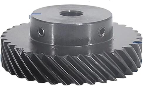 1pcs 40 Teeth 1.5M 45 Degree Helical Gear 45# Steel 1.5 Module 40T Left/Right Spiral Gear Bore 12/14/15-20mm Cylindrical Gears(18mm-Keyway 5x2.3mm,40 Teeth (Left-Hand)) in Saudi Arabia