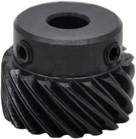 1PCS التروس الحلزوني 1 MOD 40T 45TETH 45 درجة اليمين يمين تجول التناوب 8 10 12 14 15 16 ~ 20mm 45# الصلب الأسود (14 Keyway 5x2.3mm ، 40T اليد اليمنى) in Saudi Arabia