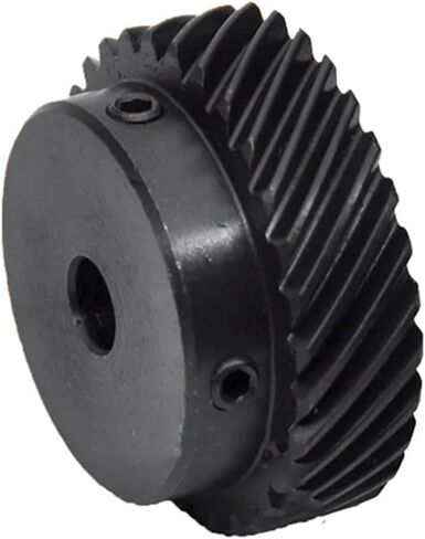 1pcs Helical Gear 1 Mod 38Teeth 45 Degree Left Right Rotation Gear Bore 10 12 14 15 16 17 18 19 mm 45# Steel Hardening Blackened(18 Keyway 6x2.8mm,Right Hand) in Saudi Arabia