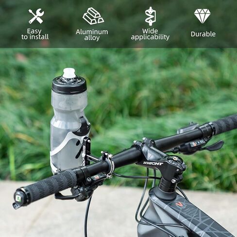 روكبروس دراجة زجاجة قفص محول دراجة Seatpost مقود زجاجة ماء الحامل حامل قفص زجاجة الألومنيوم القابلة للتعديل in Saudi Arabia