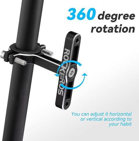 روكبروس دراجة زجاجة قفص محول دراجة Seatpost مقود زجاجة ماء الحامل حامل قفص زجاجة الألومنيوم القابلة للتعديل in Saudi Arabia