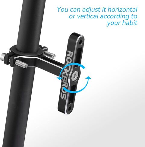 روكبروس دراجة زجاجة قفص محول دراجة Seatpost مقود زجاجة ماء الحامل حامل قفص زجاجة الألومنيوم القابلة للتعديل in Saudi Arabia