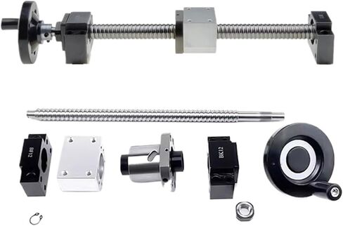 الدليل المزدوج لبرغي الكرة الجوز الجوز القضبان الخطية 2PCS HGR20 مربع دليل+SFU2005 Ball Screw Set+4pcs HGH20CA Carriaces Clists for Machine (250mm) in Saudi Arabia