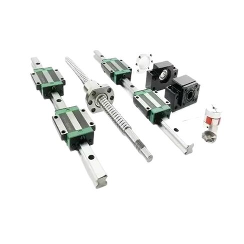 دبل جوز كرة التحكم برغي المسمار برغي الكرة SFU1605 +2PCS دليل خطي السكك الحديدية HGR20 +4PCS كتلة خطي HGH20CA 300-1000MM للأجزاء (700 مم) in Kuwait