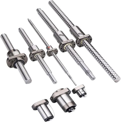 Linear Motion Ball Screw Precision Part 1pc SFU25 Ballscrew Nut Only SFU2505 Nut SFU2510 Ball Nut Right Thread Nut Left Thread Nut Metal Inverter CNC Parts(2505-3 MI RT) in Saudi Arabia