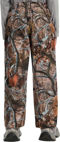 BASSDASH Invis Kid’s Youth Stretch Hunting Pants Water Resistant Breathable Camo Cargo Fishing Pant in Saudi Arabia