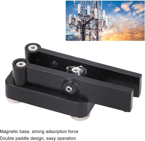 Double Paddle Telegraph Key Morse Code CW Keyer ، للدوائر ، الآلات ، مع قاعدة مغناطيسية in Kuwait