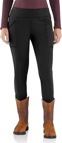 Carhartt Women's 105020 Women's Force Fitted Heavyweight Lined Legging - Large Short - Black in Saudi Arabia