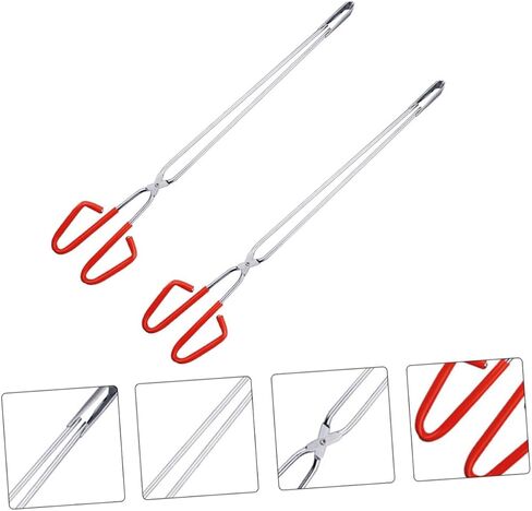 Didiseaon 2pcs القمامة من الفولاذ المقاوم للصدأ من الفولاذ المقاوم للصدأ تصل إلى فترة طويلة مريحة للاحتفاظ بالتنظيف وإزالة القمامة in Saudi Arabia