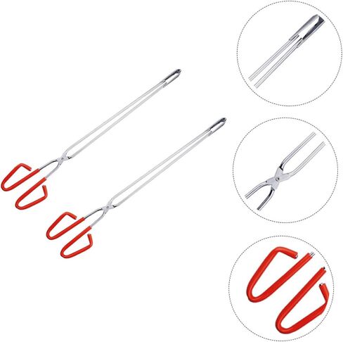 Didiseaon 2pcs القمامة من الفولاذ المقاوم للصدأ من الفولاذ المقاوم للصدأ تصل إلى فترة طويلة مريحة للاحتفاظ بالتنظيف وإزالة القمامة in Saudi Arabia