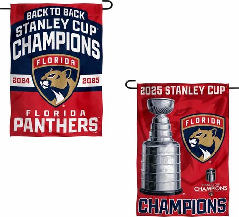WinCraft Florida Panthers 2025 2024 Stanley Cup Champions Double Sided Garden Banner Flag in Saudi Arabia
