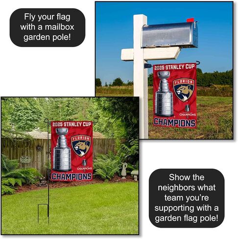 WinCraft Florida Panthers 2025 2024 Stanley Cup Champions Double Sided Garden Banner Flag in Saudi Arabia