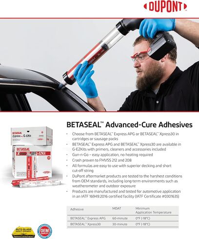 Express APG APG ADVACTION Outo Auto Glass Erethane ، لاصق (Betaseal Express APG Sausage Kit ، 9 ، Count) in Kuwait