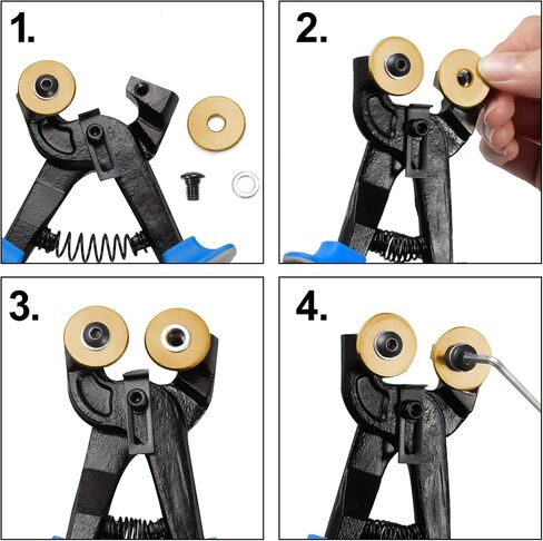 Mosaic Tile Cutter Replacement Wheel Tungsten Carbide Cutter Scoring Wheel Accessories Parts Cutting Wheel With Washers Screw Hex Wrench For Wheeled Tile Nippers Mosaic Tools in Saudi Arabia