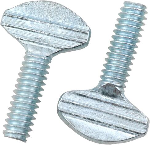 1/4-20 x 3/4'' Thumb Screws Carbon Steel Full Thread Galvanized Hand Tight Racquet Screw 20 Pieces (1/4 inch) in Saudi Arabia