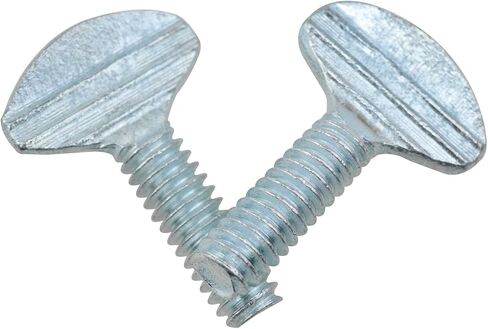 1/4-20 x 3/4'' Thumb Screws Carbon Steel Full Thread Galvanized Hand Tight Racquet Screw 20 Pieces (1/4 inch) in Saudi Arabia