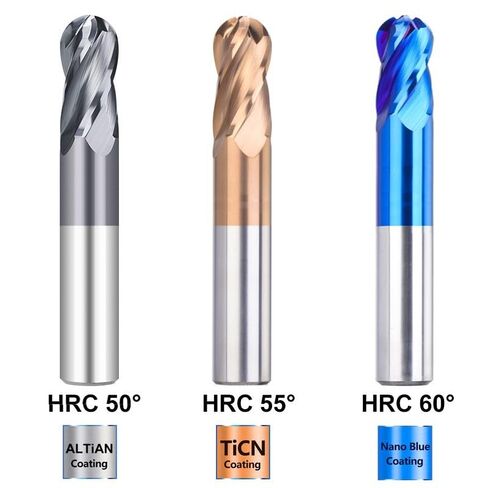 6mm 8mm 10mm قاطع الطحن شانك 4 قاطع كرة الأنف الناي كاربيد نهاية CNC أداة التوجيه دوامة جهاز التوجيه لصالح الصلب النحاسي المعدني R1.0-R8.0 (Nano Blue Coated ، R0.75x1.5x3x50x4d) in Saudi Arabia