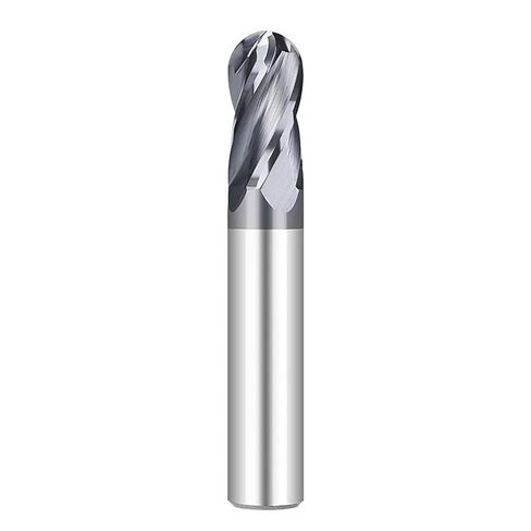6mm 8mm 10mm قاطع الطحن شانك 4 قاطع كرة الأنف الناي كاربيد نهاية CNC أداة التوجيه دوامة جهاز التوجيه لصالح الصلب النحاسي المعدني R1.0-R8.0 (Nano Blue Coated ، R0.75x1.5x3x50x4d) in Saudi Arabia