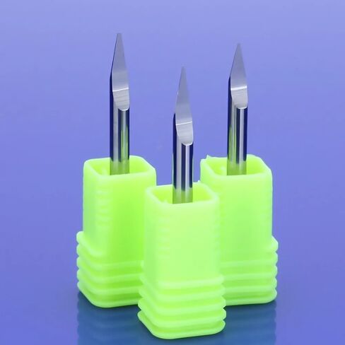 3.175mm شانك CNC جهاز التوجيه بت 10/15/20/30/45/60/90 درجة الدقة الطحن V شكل PCB شتاء CNC Milling Cutter (1P 3.175x90x0.2x38l) in Saudi Arabia