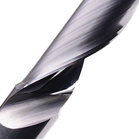 HRC55 CNC Milling Cutter 1mm to 12mm One Flute End Mill for Aluminum Carbide Router Bits Tungsten Steel Spiral Endmills Tool(3.175x3.175x8mm) in Kuwait