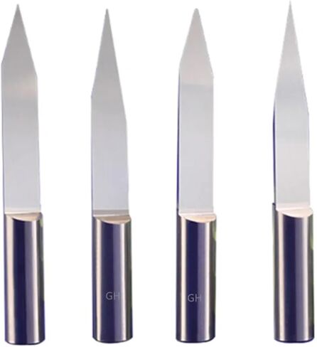 3.175mm شانك CNC أدوات نحت القاع المسطح المنقذ التنغستن كربيد v بتجلة نقش لخطو in Saudi Arabia