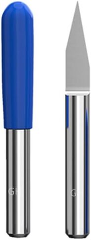 3.175mm شانك CNC أدوات نحت القاع المسطح المنقذ التنغستن كربيد v بتجلة نقش لخطو in Saudi Arabia