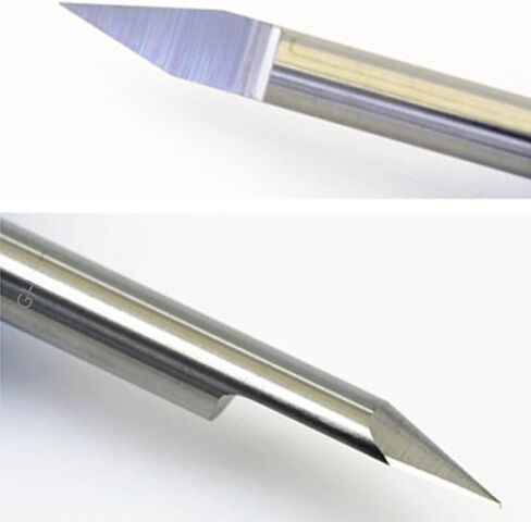 3.175mm شانك CNC أدوات نحت القاع المسطح المنقذ التنغستن كربيد v بتجلة نقش لخطو in Saudi Arabia