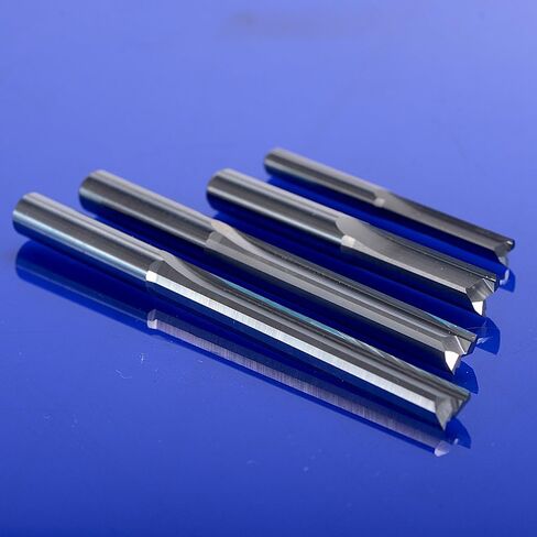 3.175/4/5/6/8 مم شانك تنغستن الصلب اثنين من المزامير فتحة طحن القاطع قطع الخشب بتات البت CRBIDE CNC Mill (4x28x50L) in Saudi Arabia
