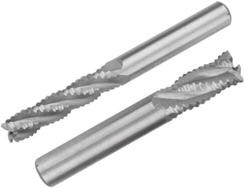 6mm 8mm 10mm ساق الخشن طاحونة نهاية HSS Milling Cutter 4 الناي الناي 5-20 مم أداة التوجيه أداة لتوجيه Metal Macher Bit Metal Cutter (6xd6x13x57) in Saudi Arabia