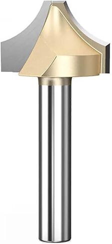 6.35mm 12.7mm Shank Tungsten Carbide Arc Router Bits R Angle Professional Grade Woodworking Slotting CNC Tool Milling Cutter(R00221) in Saudi Arabia