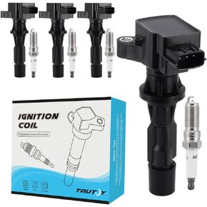 UF540 Ignition Coil Pack Spark Plug 4PCS L4 For Mazda CX-7 2.3L 2.5L 2007-2012,MX-5 Miata 2.0L 2006-2015,3 Sport 2.0L 2.3L 2.5L 2006-2013,6 2.3L 2.5L 2006-2013,5C1740 L3G218100