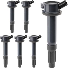 Ignition Coil Pack UF486 Set of 6 Compatible with 2009-2012 Ford Escape, 2006-2012 Ford Fusion, 2008-2011 Mazda Tribute, 2009-2011 Mercury Mariner, 2006-2011 Mercury Milan Replace# GN10238