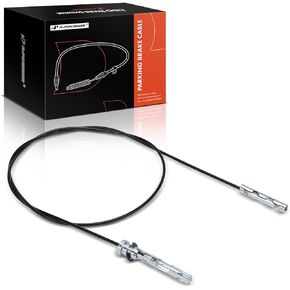 A-Premium Intermediate Side Parking Brake Cable Assembly Compatible with Ford Models: F-250 Super Duty 2005-2006, F-350 Super Duty 2005-2007 - Replace# 5C3Z2A793AA, 5C3Z7A793AA