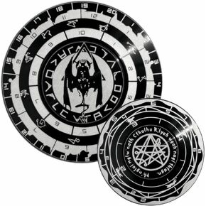 Cthulhu Dice Neonomicon Houndsof Tindalos Metal Turntable Arrow Sign Cool RPG Table Games