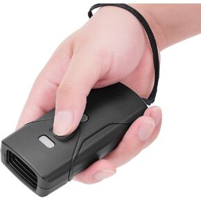 ماسح باركود ليزر صغير 1D، JRHC ماسح باركود بلوتوث محمول 3 في 1 بلوتوث وUSB سلكي وقارئ باركود لاسلكي 2.4 جيجا متوافق مع هواتف iPhone أو Android أو Windows أو Mac اللوحية أو أجهزة الكمبيوتر