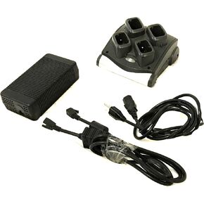 Symbol MC9000 SAC9000-4000 4 Slot Battery Charger & Power Supply - Compatible with MC9050 MC9060 MC9090 MC9190 MC92N0 Batteries