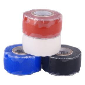 Self Fusing Silicone Tape Self Adhesive Silicone Tape Rubber Adhesive Repair Tape Bonding Wire Hose Electrical Tape Red