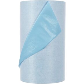 3M Self Stick Liquid Protection Fabric, 36876, 4 in x 300 ft, 6 Rolls, Peel and Stick, Strong Temporary Adhesive, Repositionable Material, UV Resistant, Easy Removal, Blue